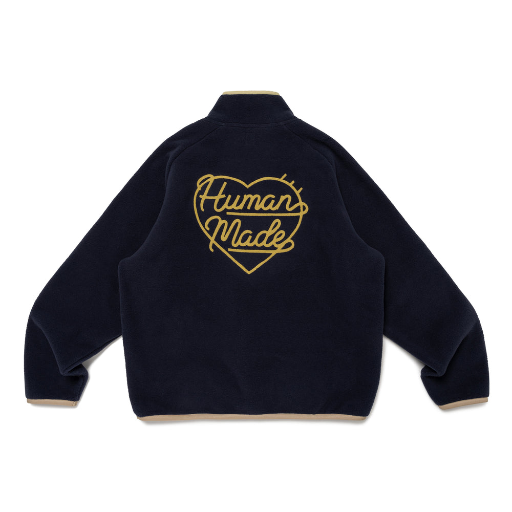 HUMAN MADE FLEECE HALF ZIP PULLOVER 1-B