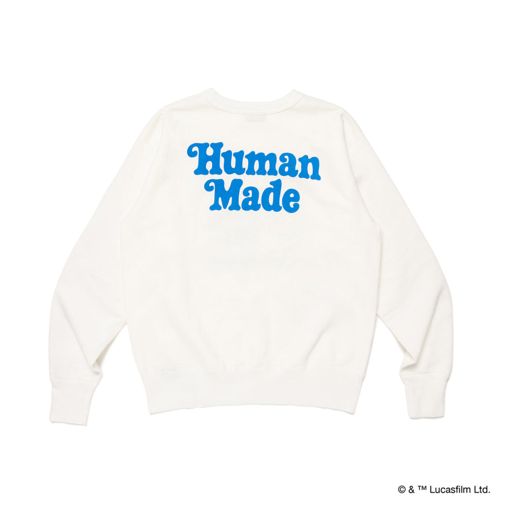 HUMAN MADE  STARWARS-TSURIAMI-SWEATSHIRT WH-B