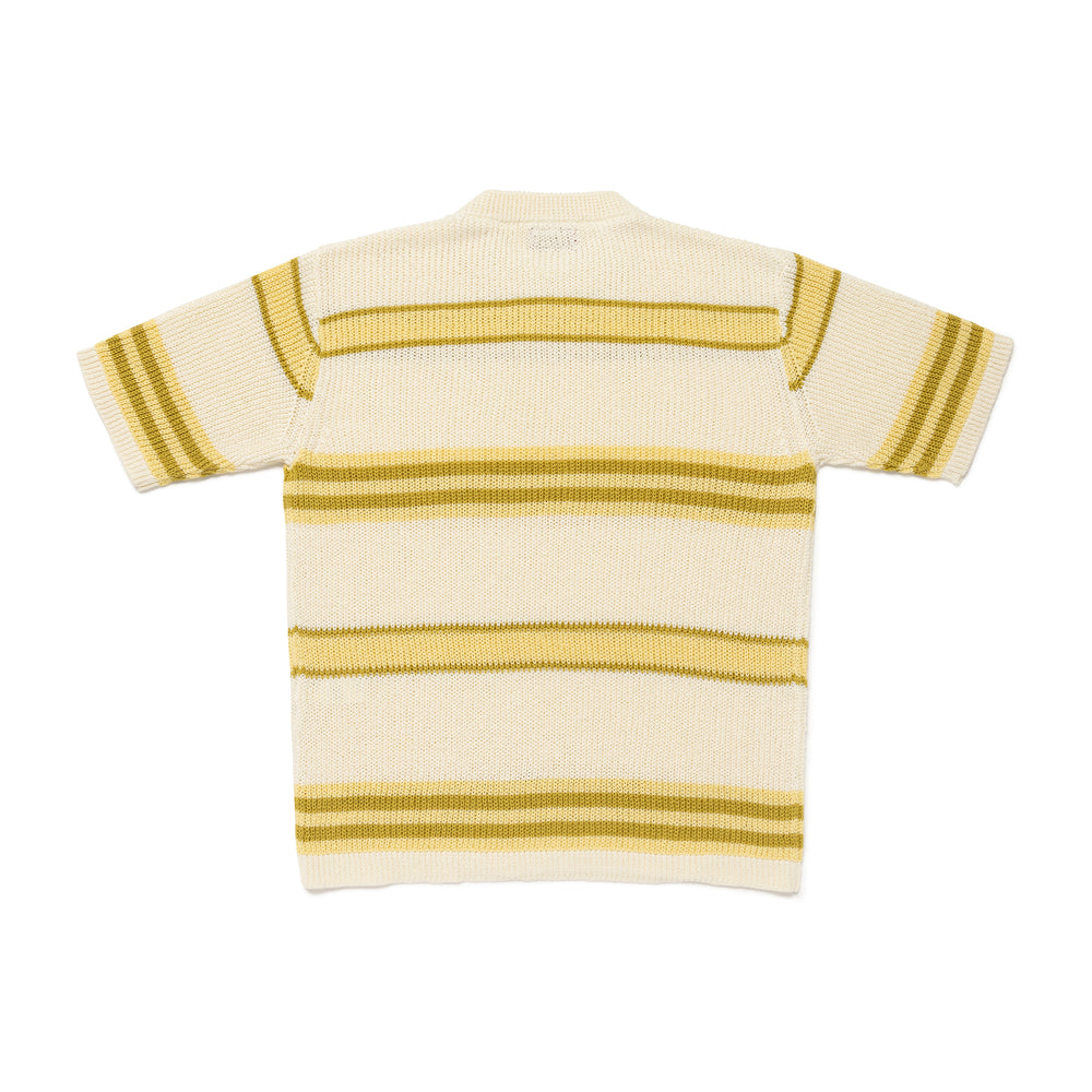 HUMAN MADE STRIPED SS KNIT YE-B