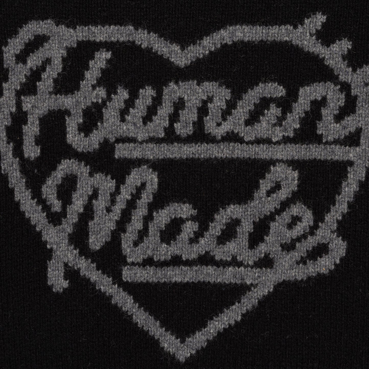 HUMAN MADE HEART KNIT SWEATER BK-D
