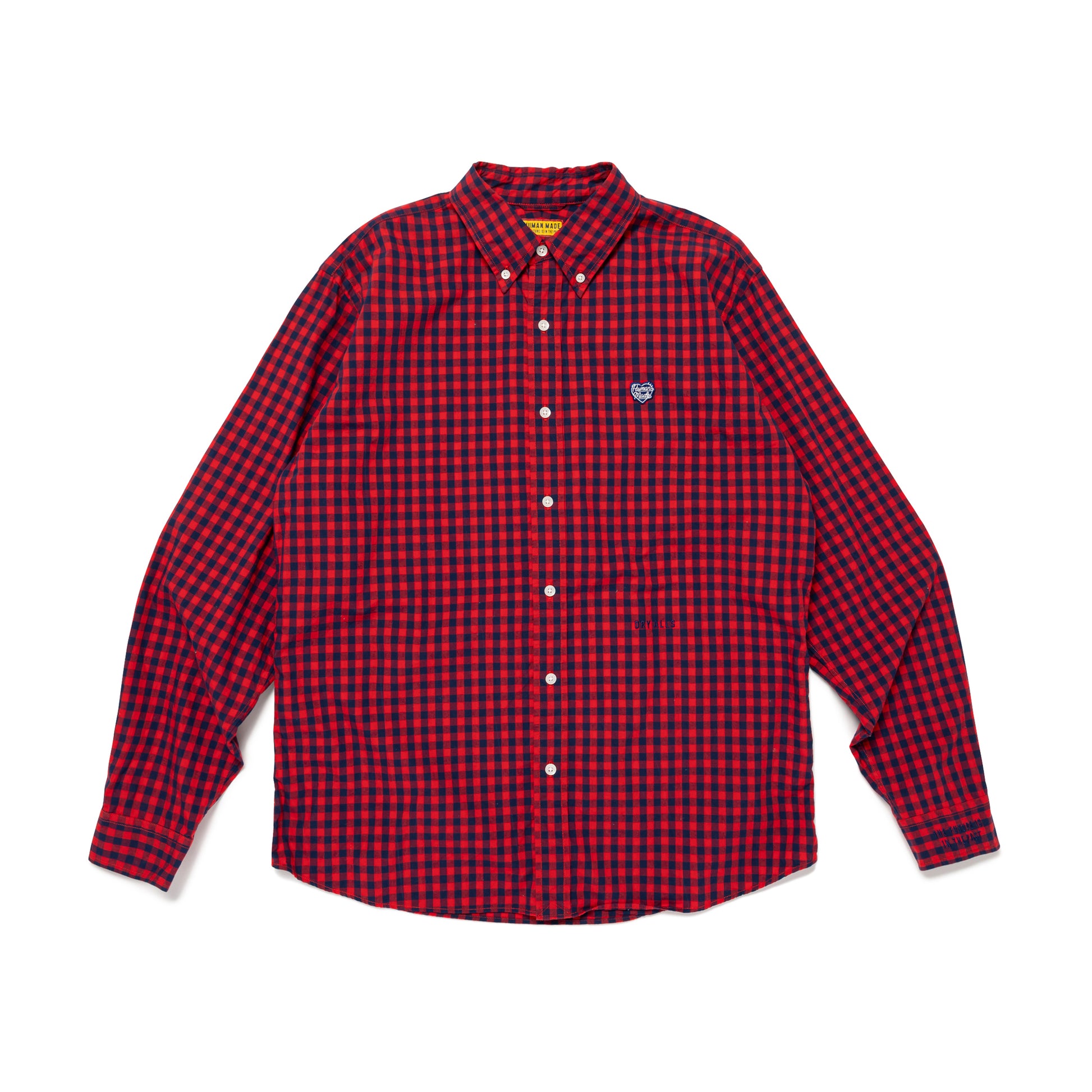 HUMAN MADE GINGHAM CHECK BD SHIRT RD-A