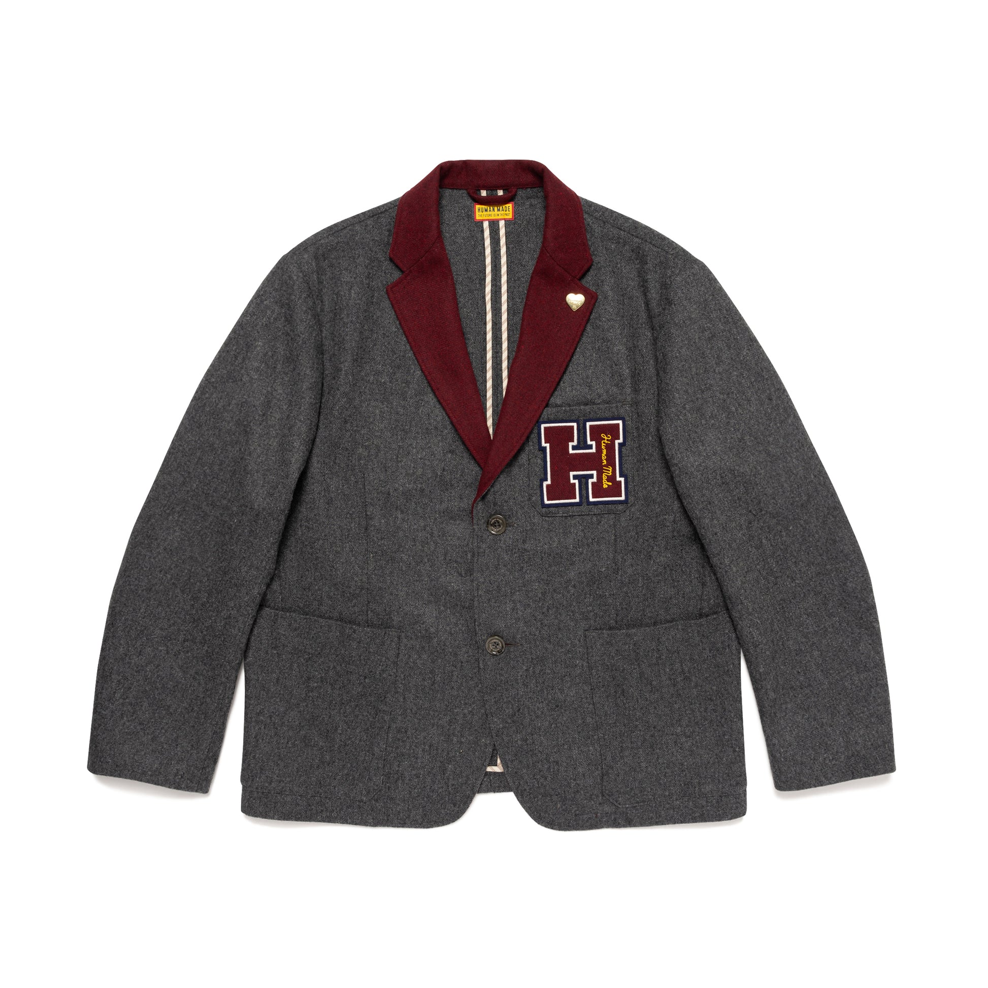HUMAN MADE WOOL BLENDED JACKET GY-A