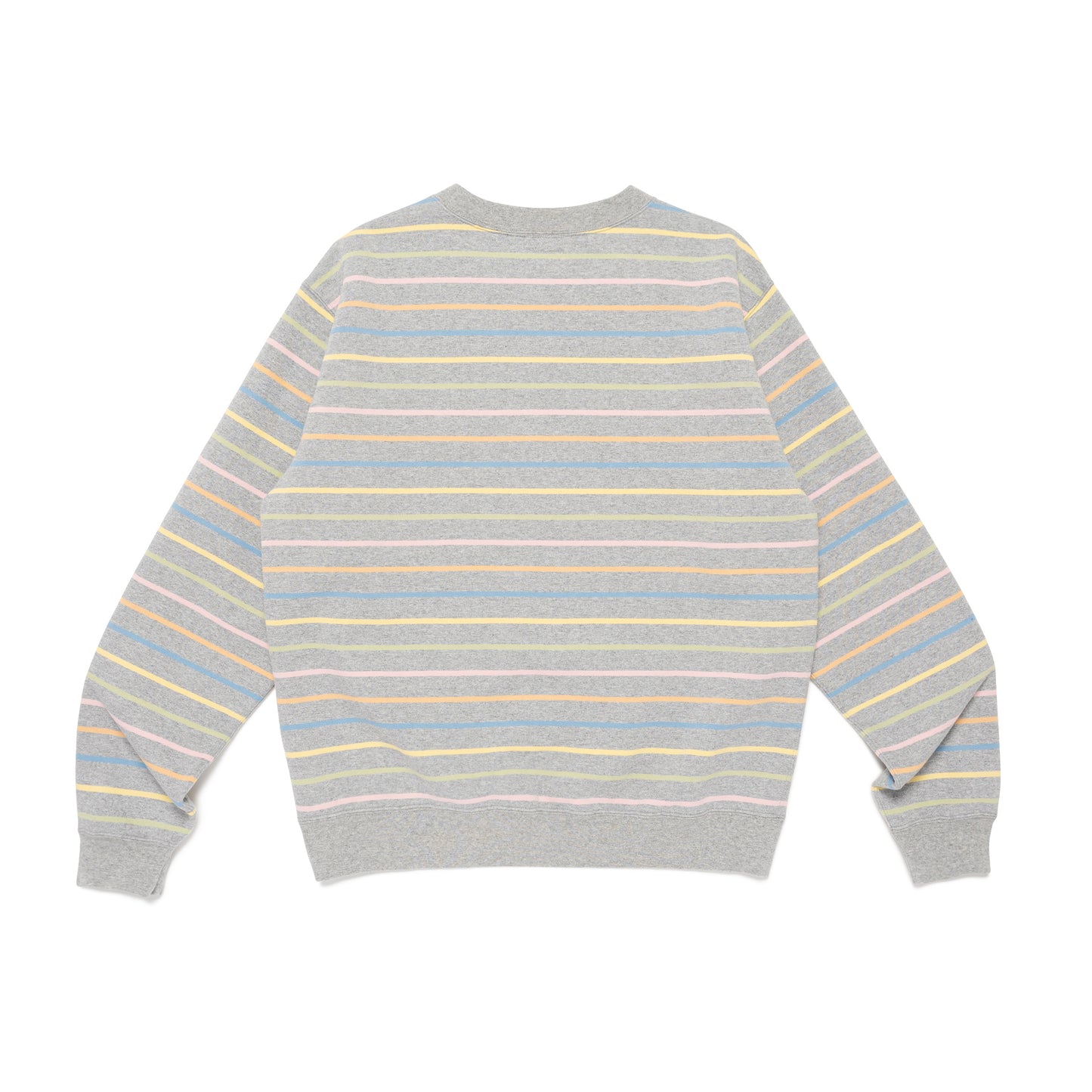 HUMAN MADE MULTI STRIPED SWEATSHIRT GY-B