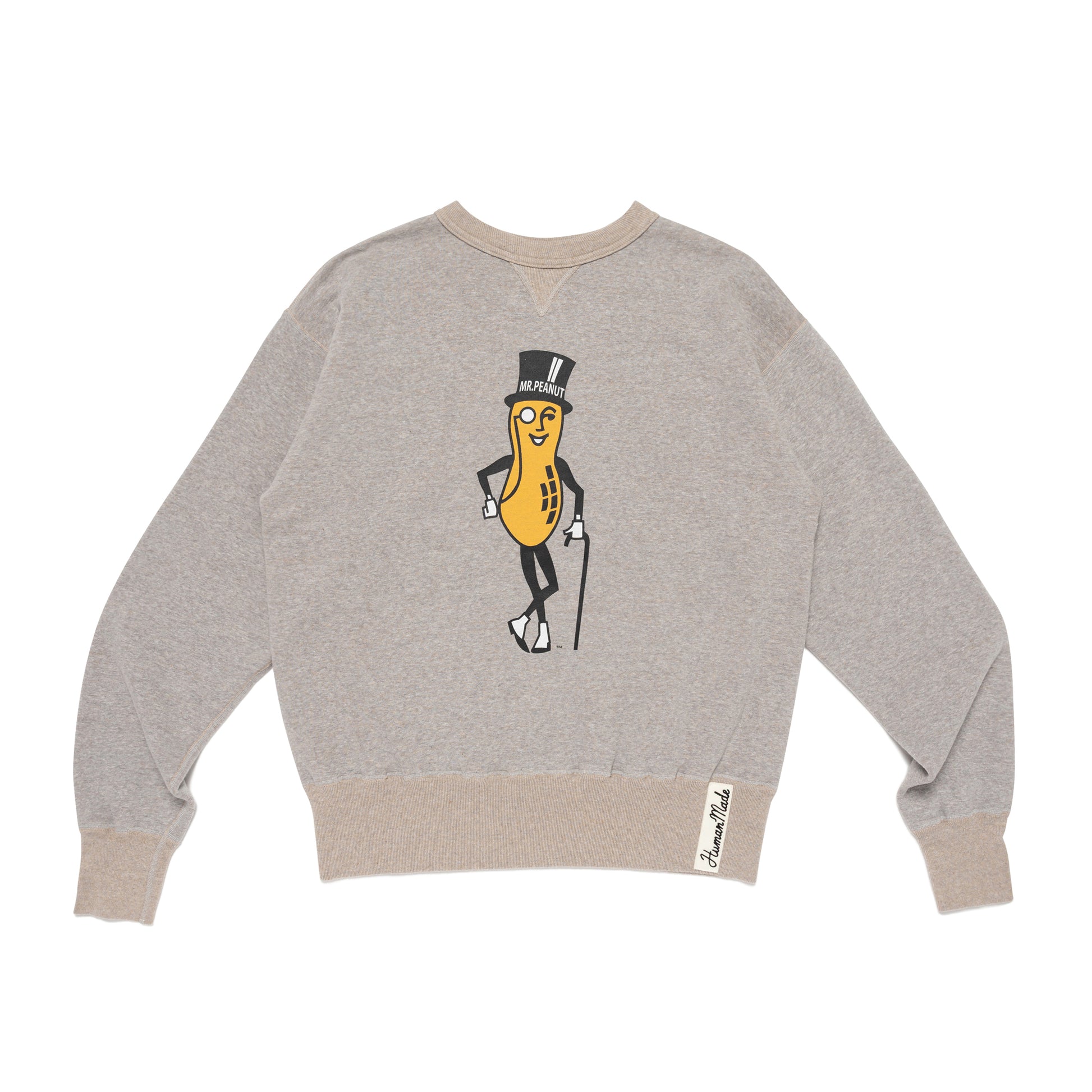 HUMAN MADE MR.PEANUT TSURIAMI SWEATSHIRT GY-A