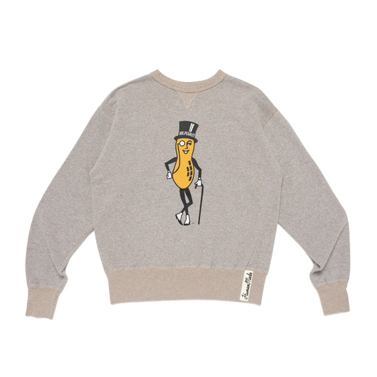 HUMAN MADE MR.PEANUT TSURIAMI SWEATSHIRT GY-A