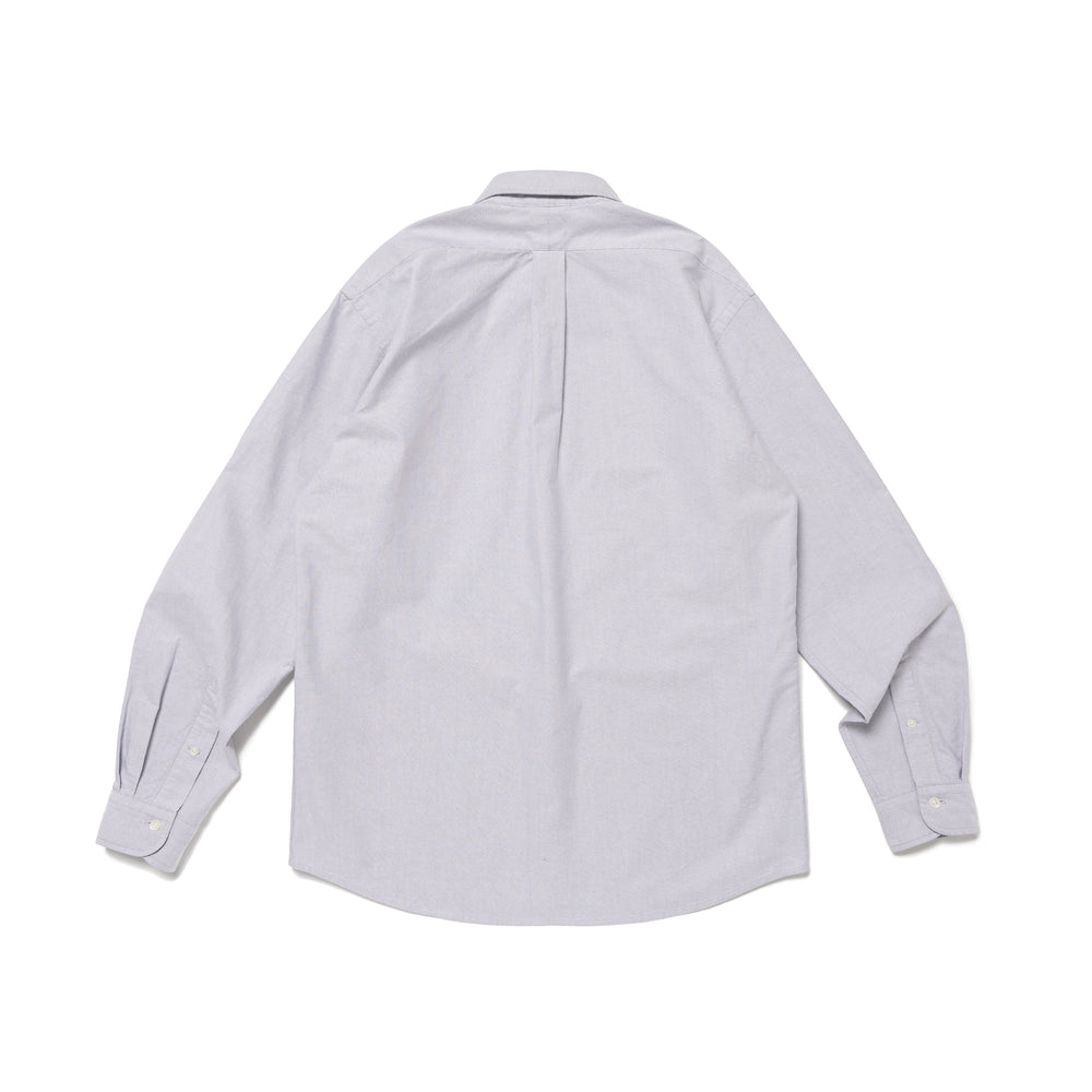 HUMAN MADE OXFORD BD L_S SHIRT GY-B