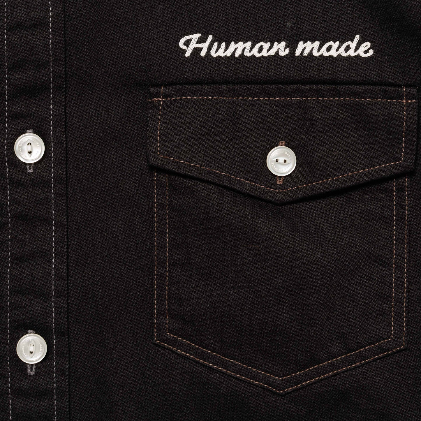 HUMAN MADE　　COTTON TWILL SHIRT BK-C