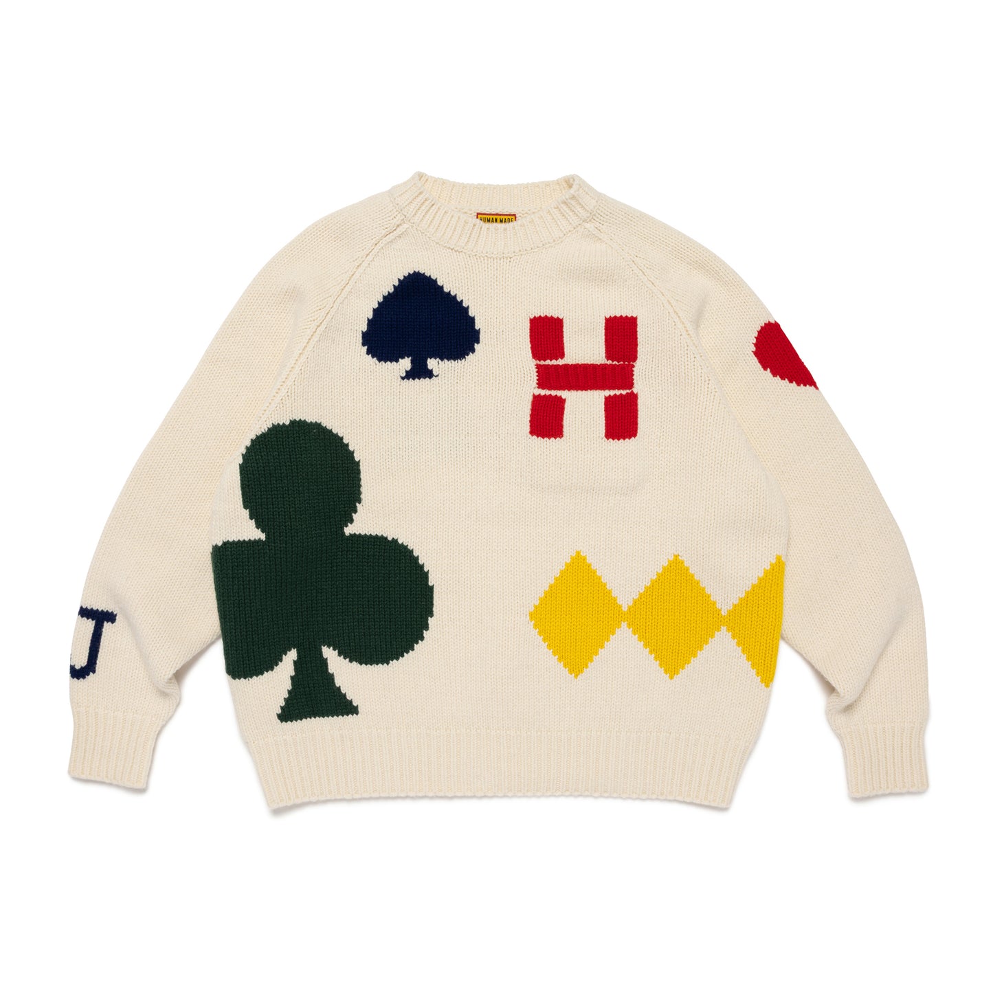 HUMAN MADE LOWGAUGE KNIT SWEATER WH-A