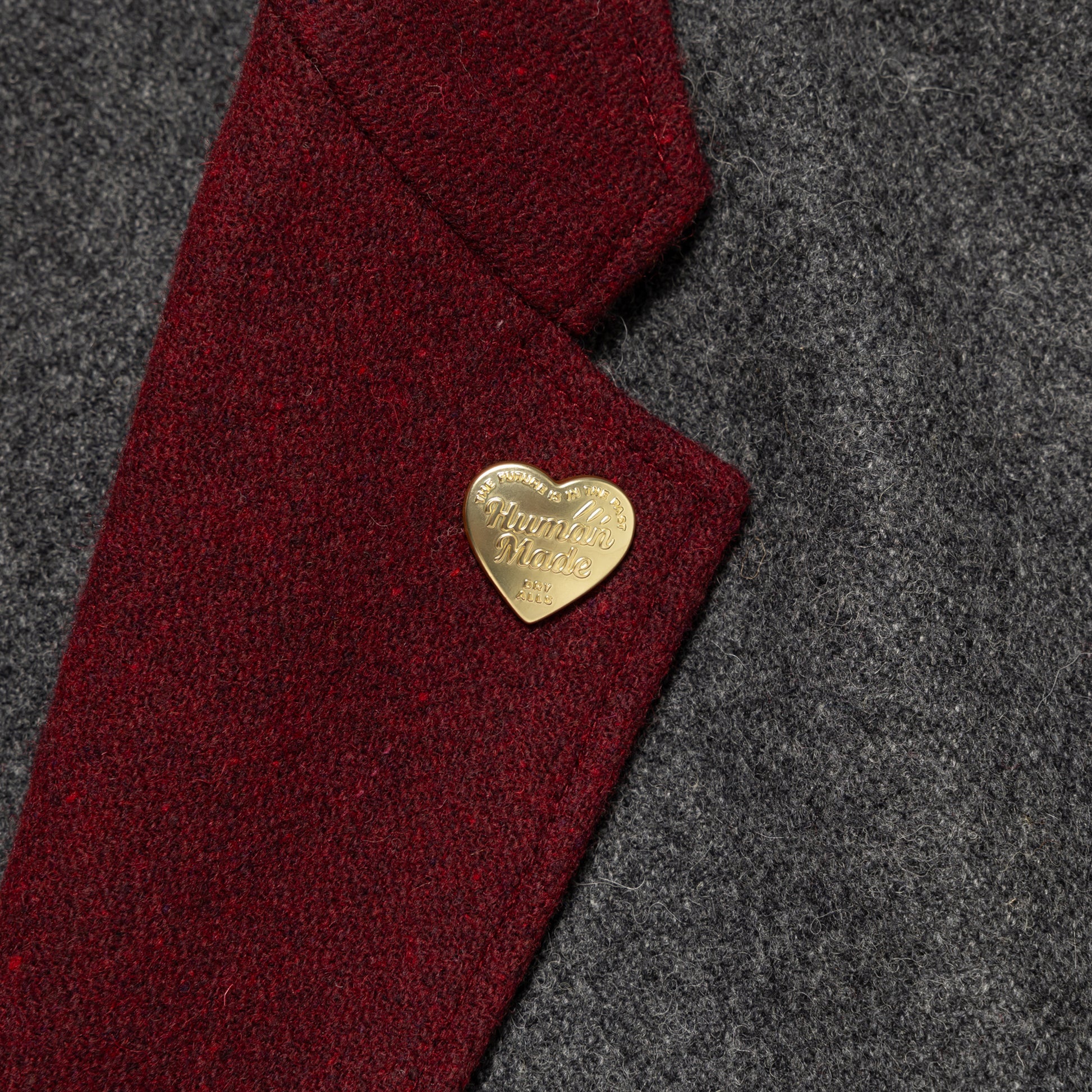 HUMAN MADE WOOL BLENDED JACKET GY-C