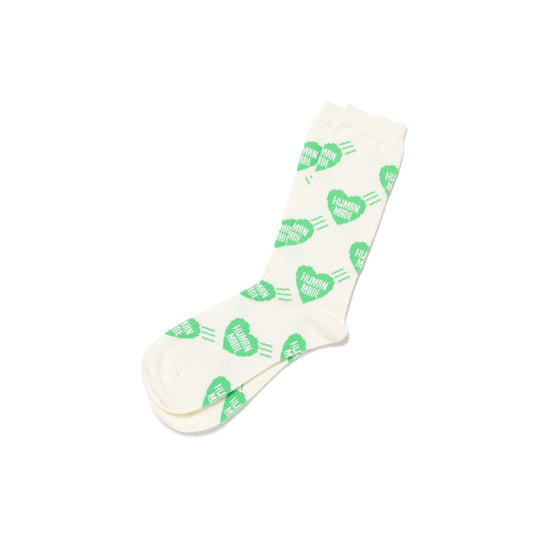 HUMAN MADE HEART PATTERN SOCKS 2-A