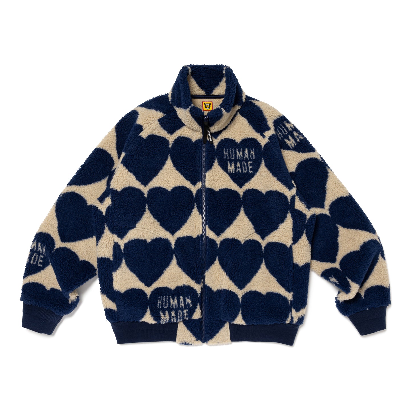 HUMAN MADE HEART FLEECE JACKET BL-A