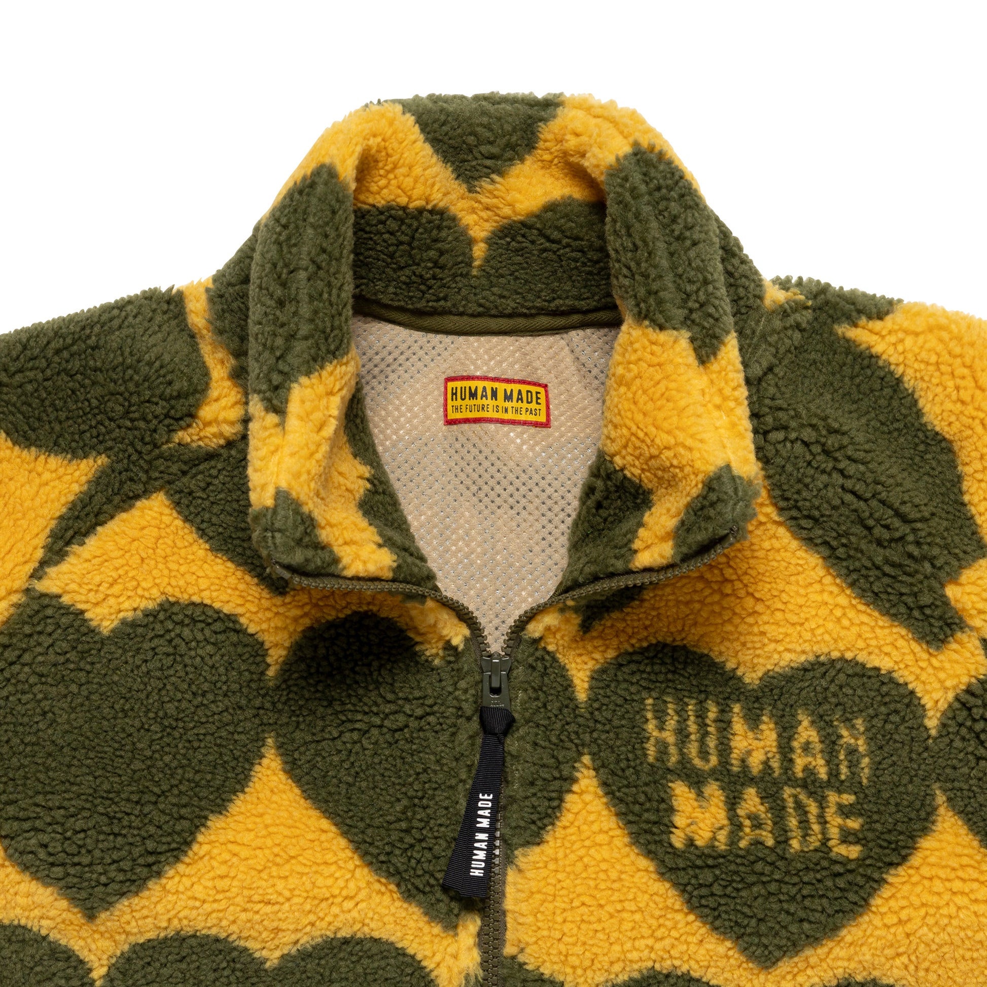 HUMAN MADE HEART FLEECE JACKET OD-C