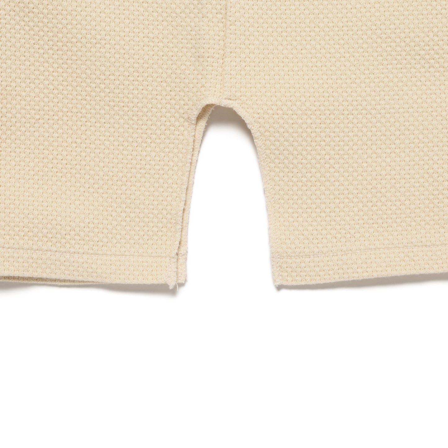 HUMAN MADE  HENLEY NECK L/S T-SHIRT WH-E