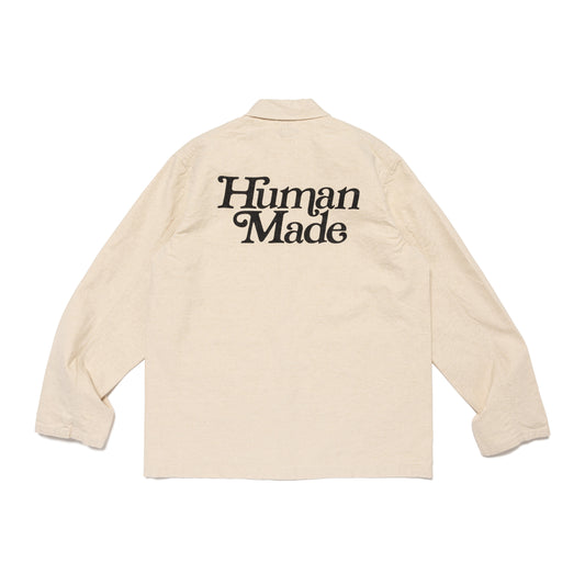 HUMAN MADE COVERALL JACKET WH-B