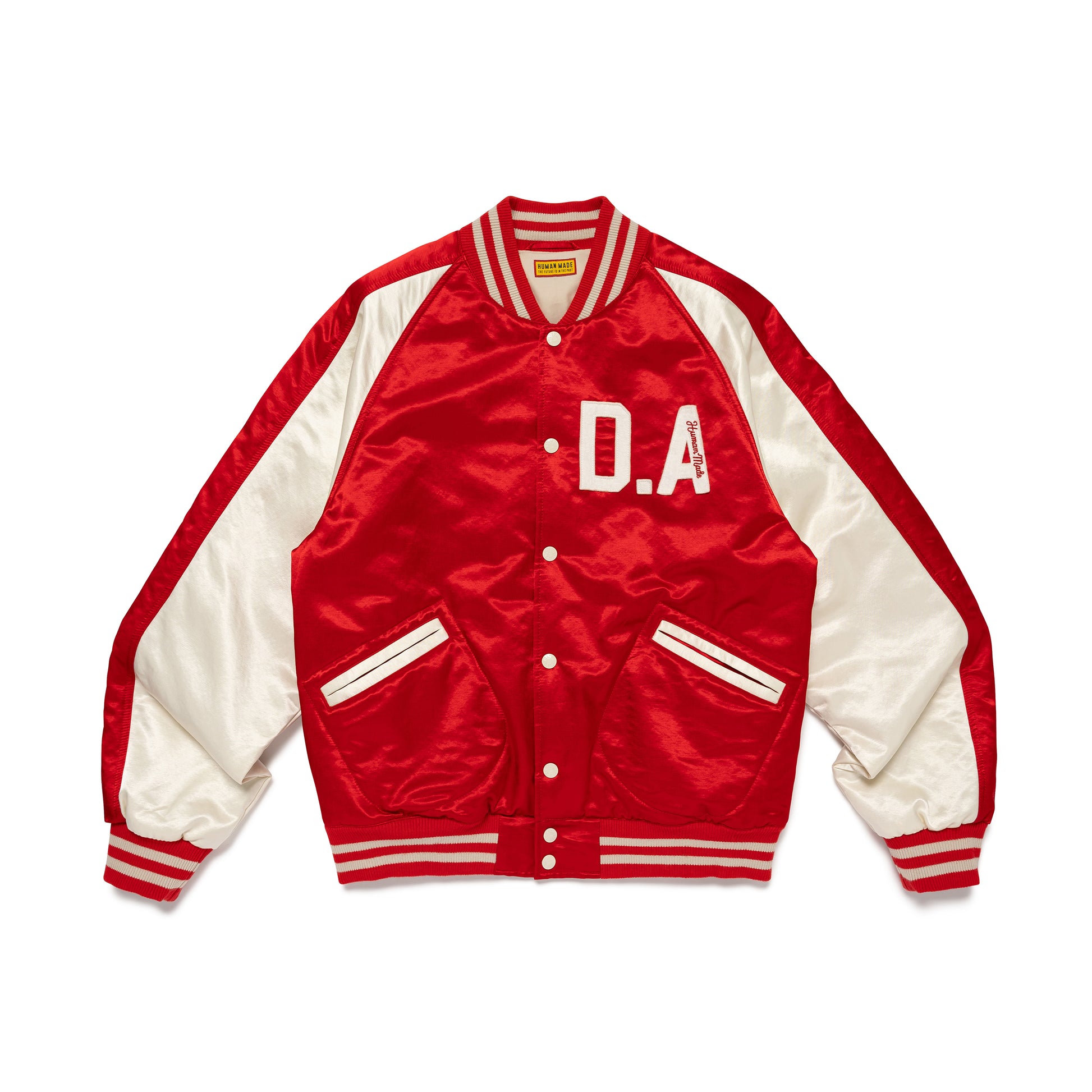 HUMAN MADE SATIN VARSITY JACKET RD-A