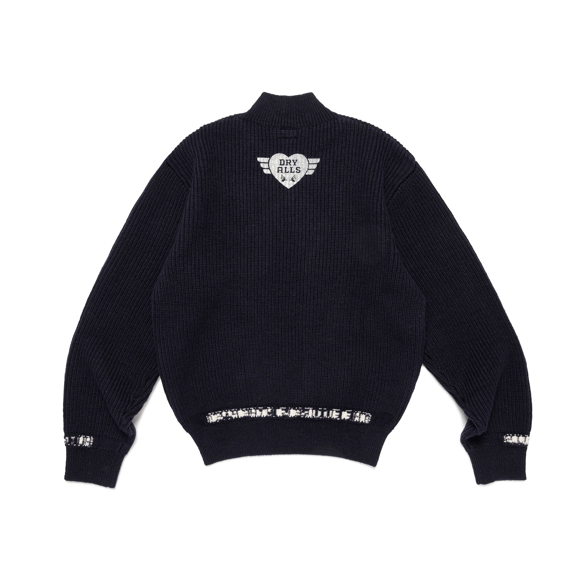 HUMAN MADE  MOC NECK KNIT SWEATER NY-B