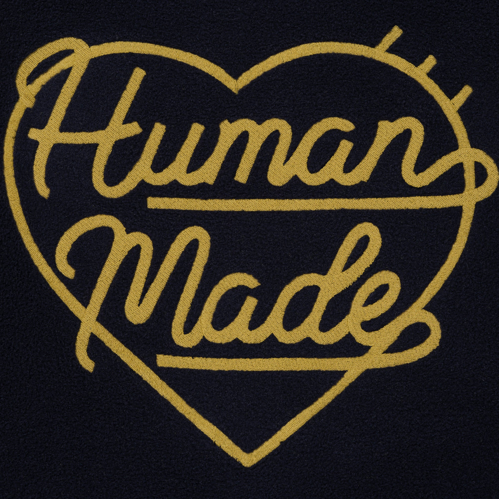 HUMAN MADE FLEECE HALF ZIP PULLOVER 1-E