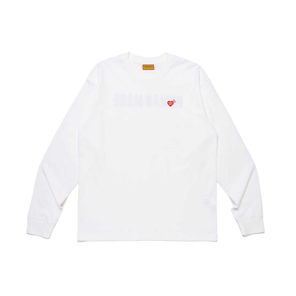HUMAN MADE HEART BADGE LS T-SHIRT WH-A