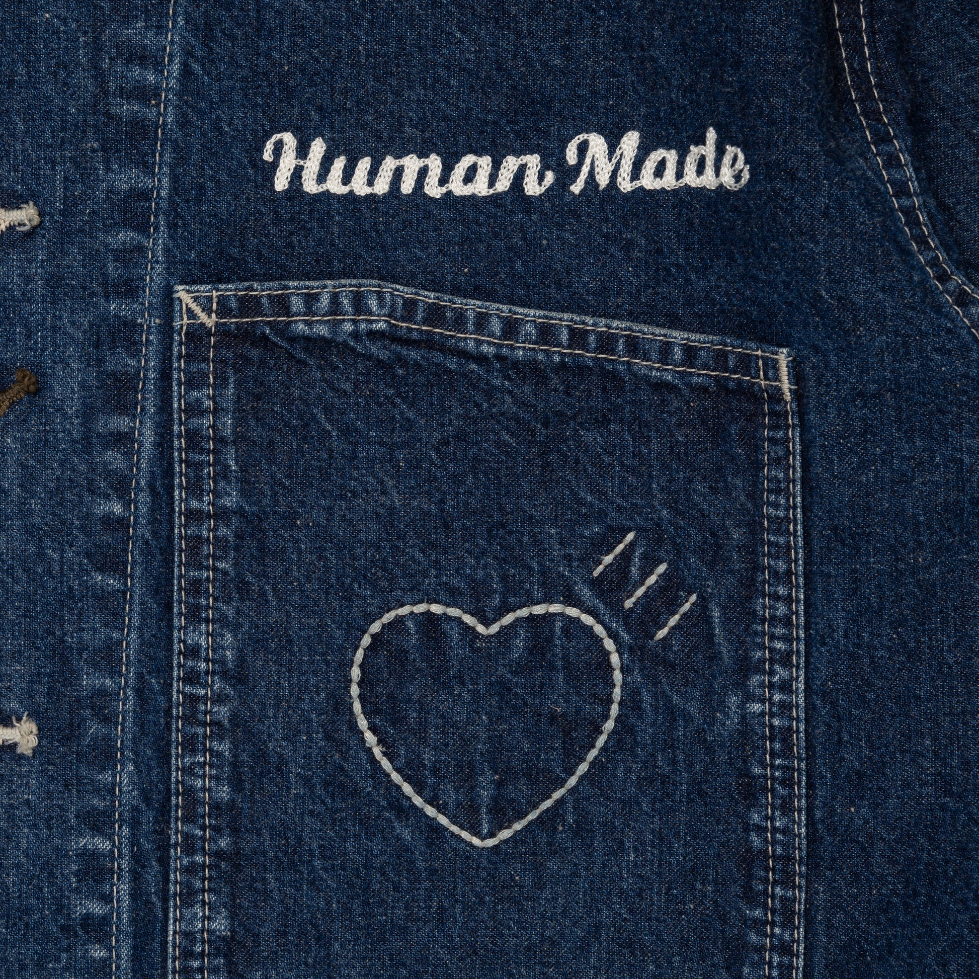 HUMAN MADE  DENIM COVERALL JACKET FUTURE IN -C