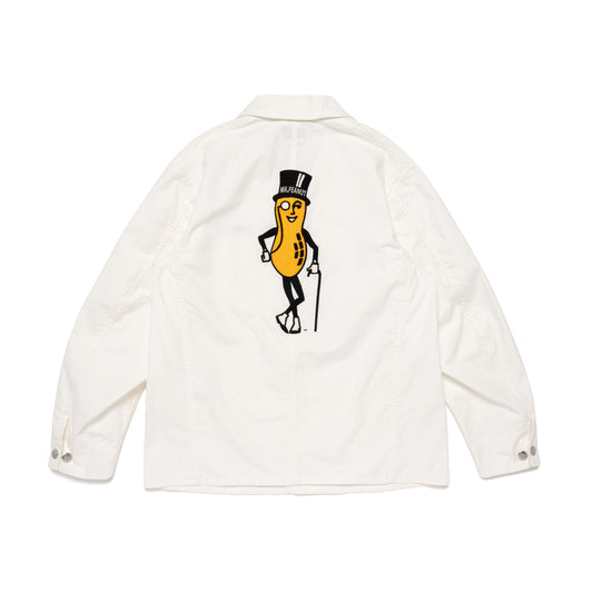 HUMAN MADE MR.PEANUT FACTORY JACKET WH-B