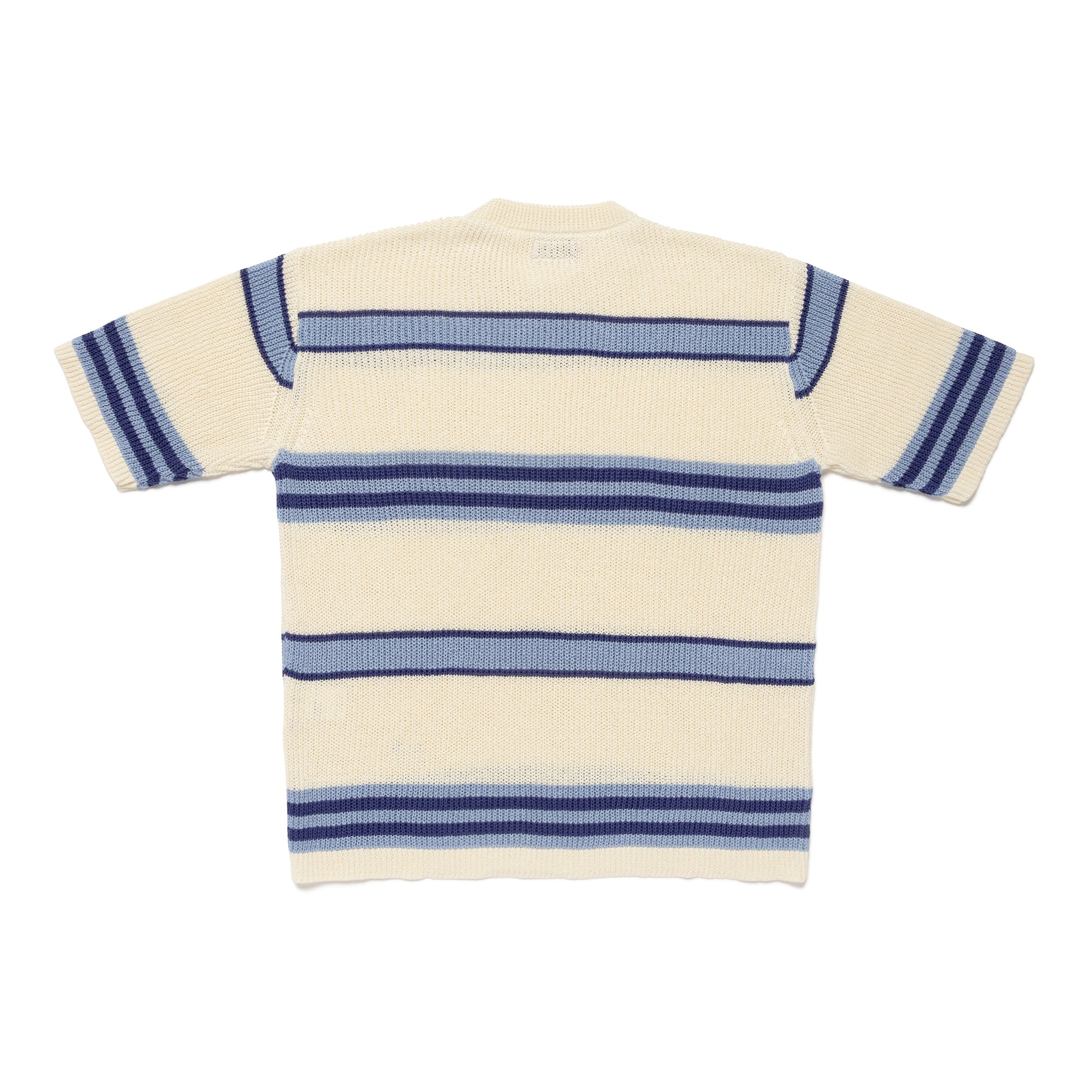 HUMAN MADE STRIPED SS KNIT BL-B