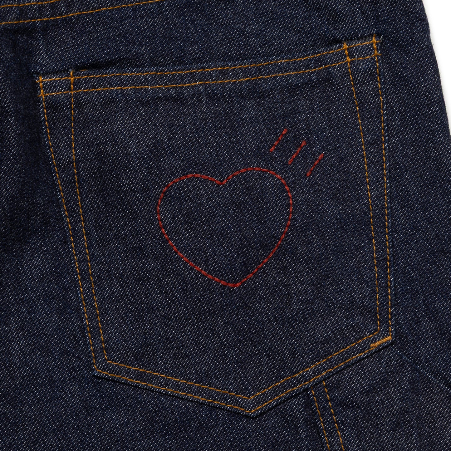 HUMAN MADE STRAIGHT DENIM PANTS IN-E
