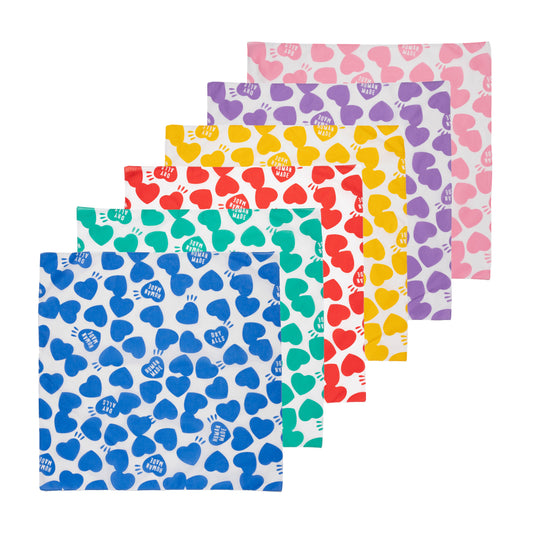 HUMAN MADE HEART BIG BANDANA 1-A