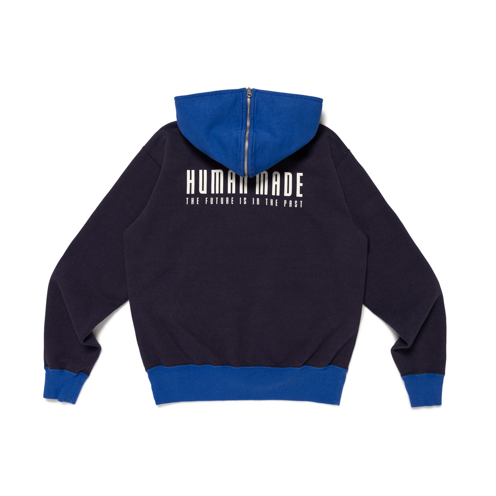 HUMAN MADE HALF-ZIP HOODIE NY-B