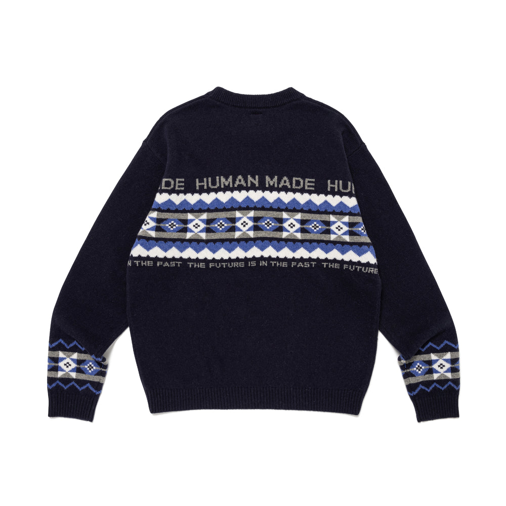 HUMAN MADE NORDIC SWEATER NY-B