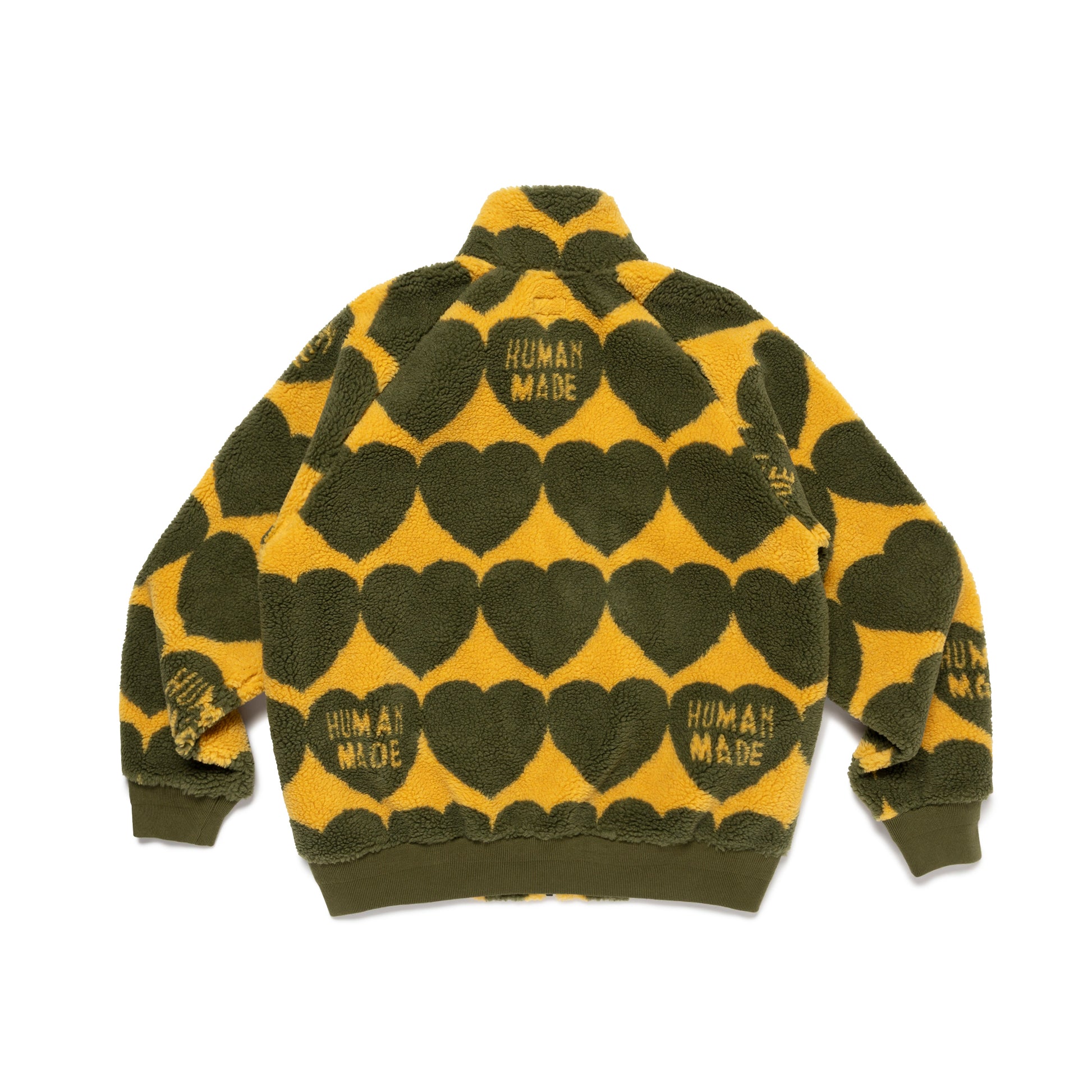 HUMAN MADE HEART FLEECE JACKET OD-B