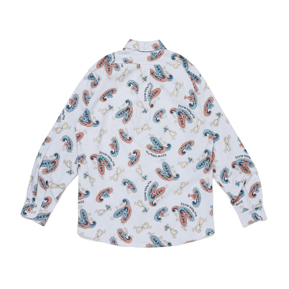 HUMAN MADE PAISLEY BD SHIRT BL-B