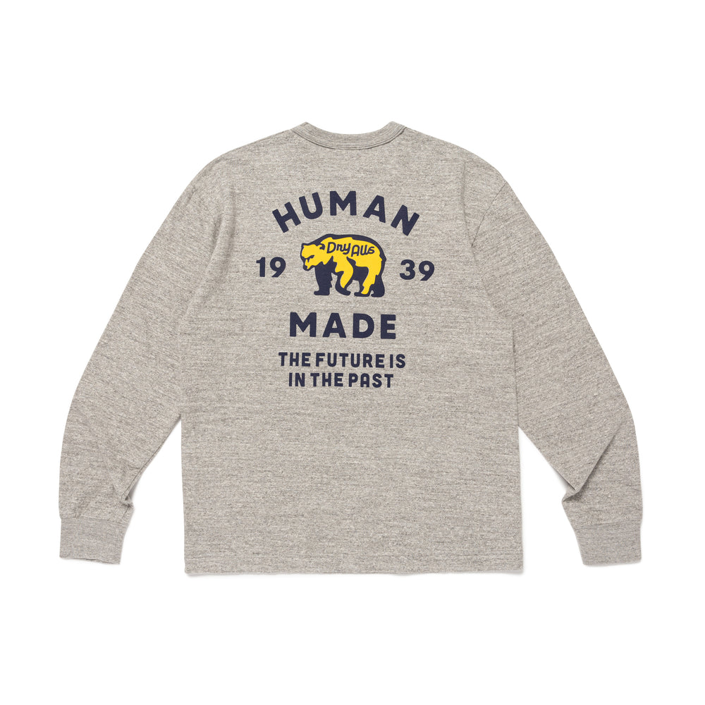 HUMAN MADE GRAPHIC LS SHIRT GY-B