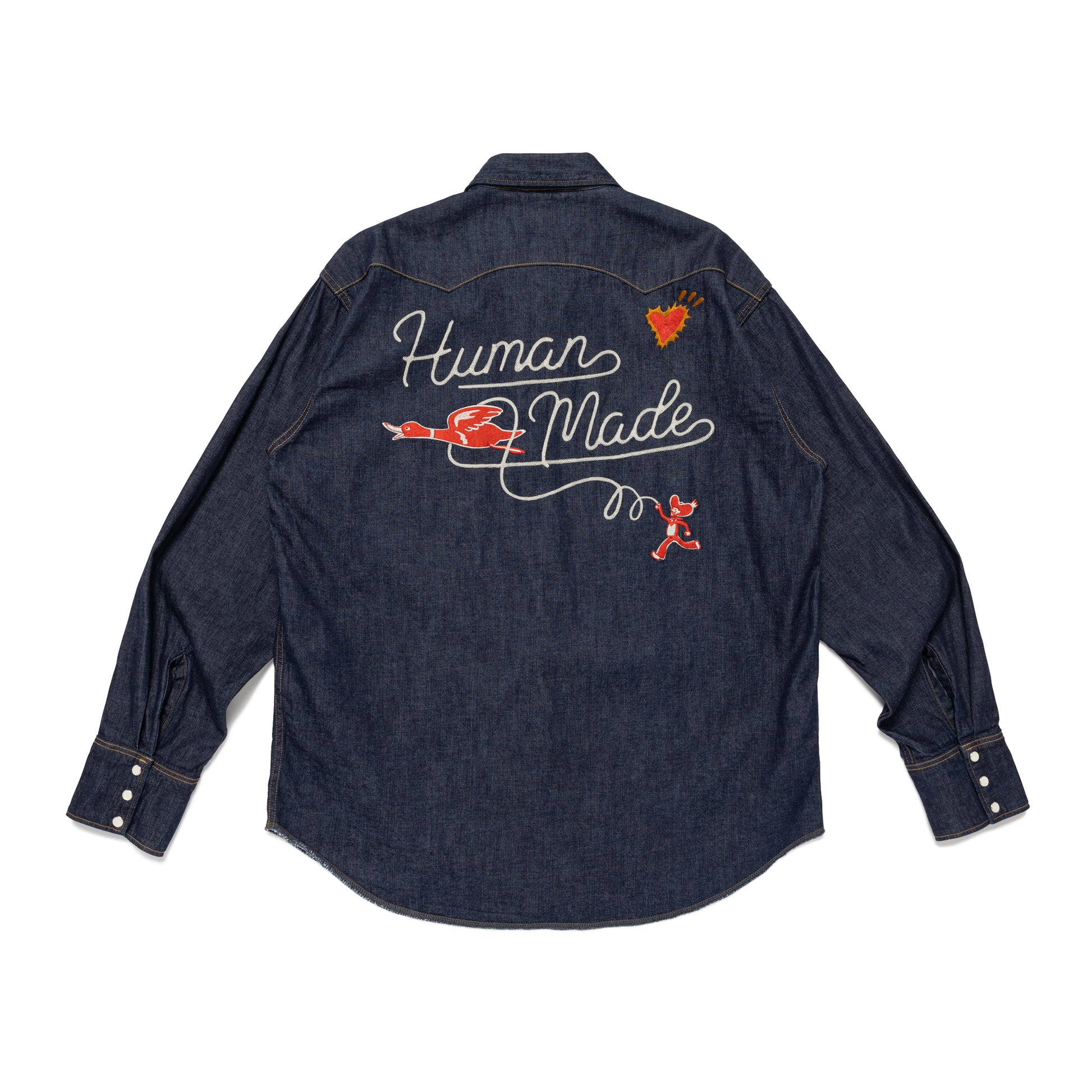 HUMAN MADE DENIM WESTERN SHIRT IN-B
