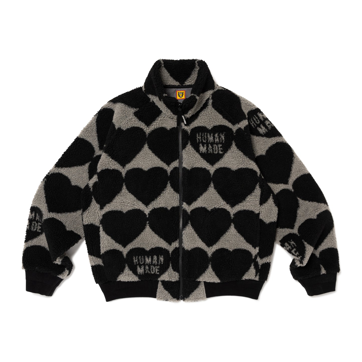 HUMAN MADE HEART FLEECE JACKET BK-A