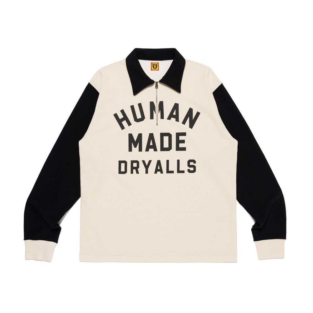 HUMAN MADE　　ZIP-UP L/S T-SHIRT BK-A