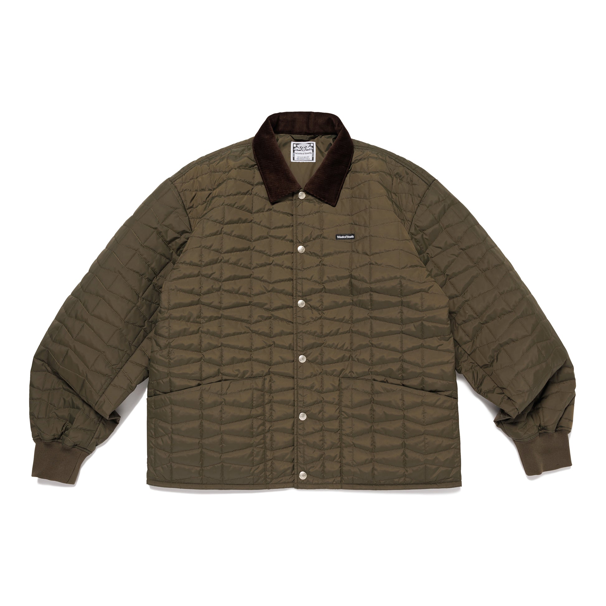 WASTED YOUTH QUILT PUFF JACKET 2-A