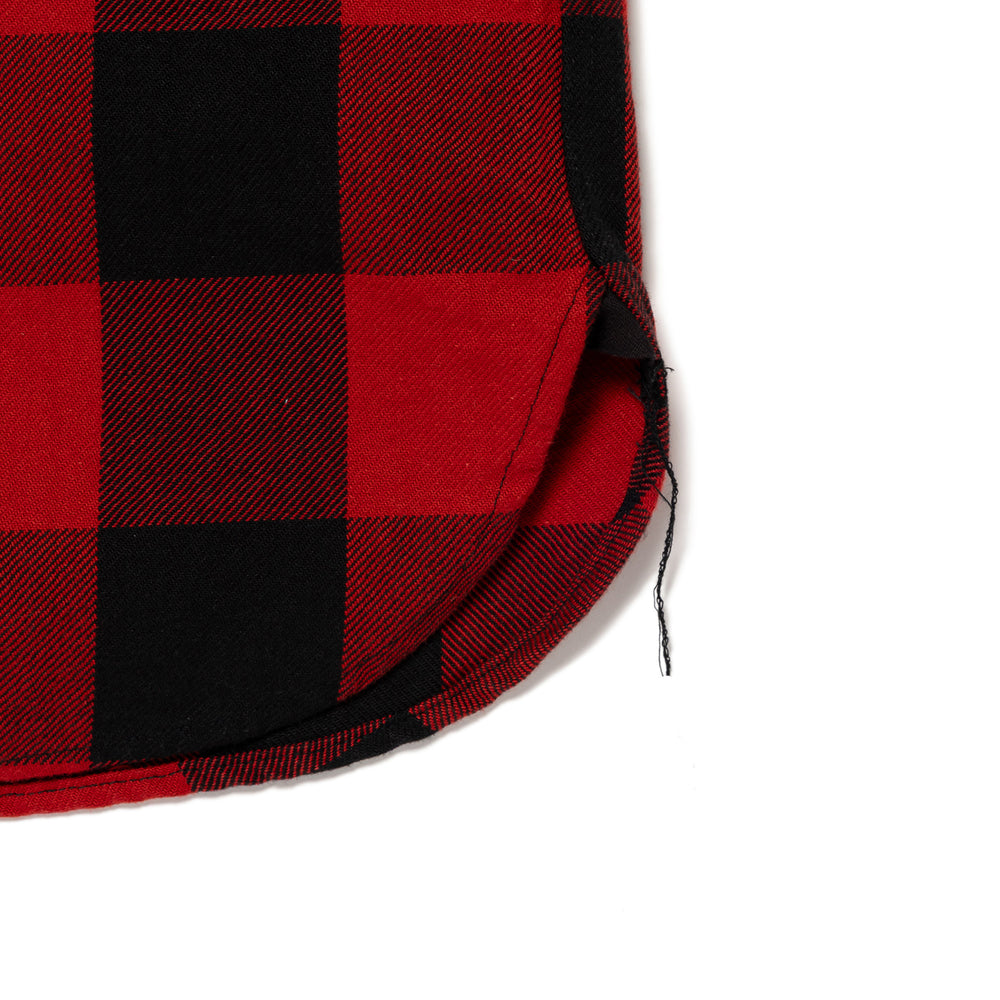 HUMAN MADE HM31-SH-009 CHECK HALF-ZIP SHIRT 3-E