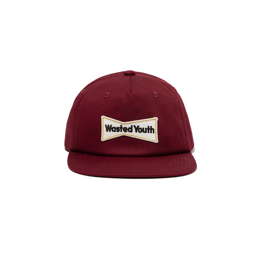 Wasted Youth WY25-GD-016 5PANEL SNAPBACK CAP RD-C.jpg