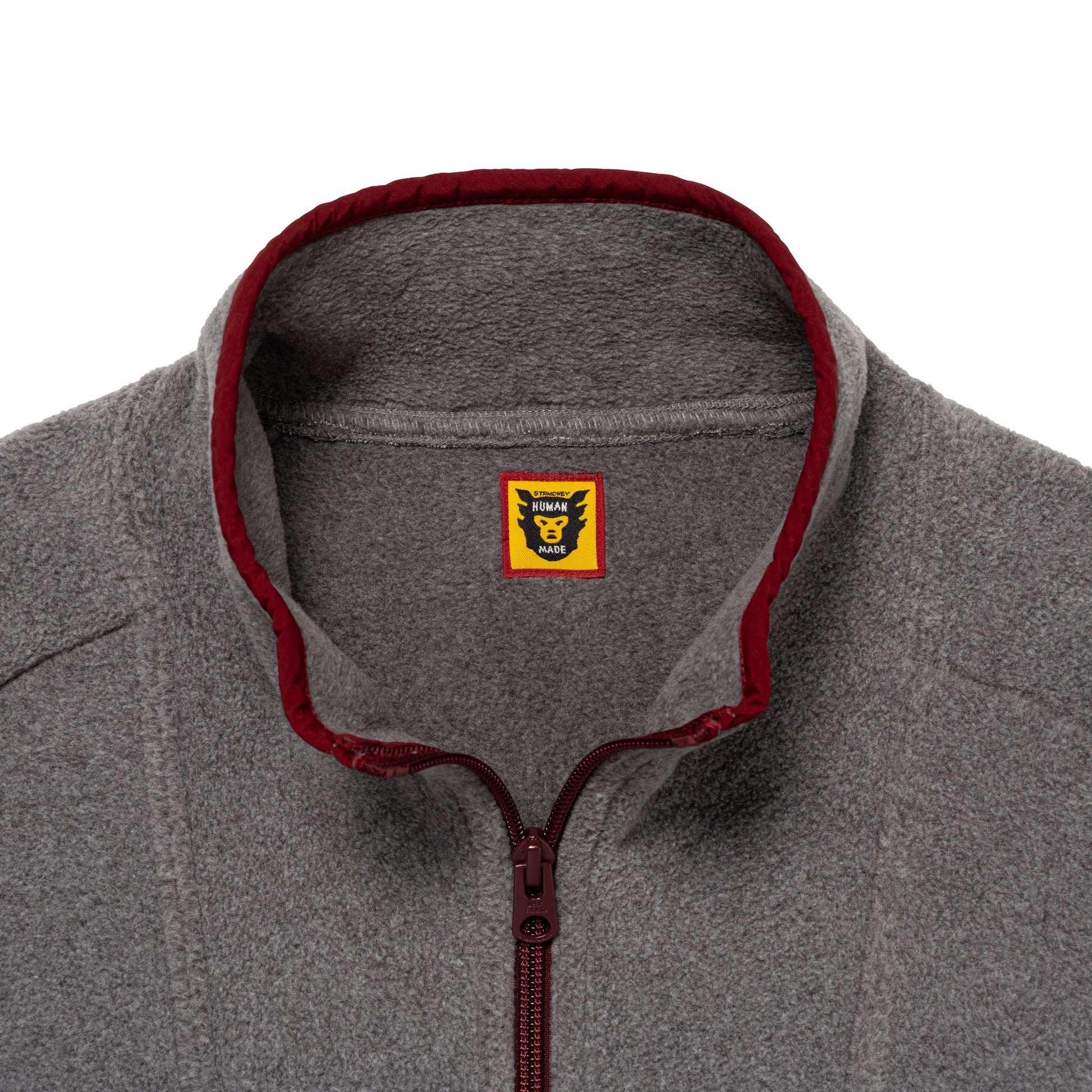 HUMAN MADE FLEECE HALF ZIP PULLOVER 2-C