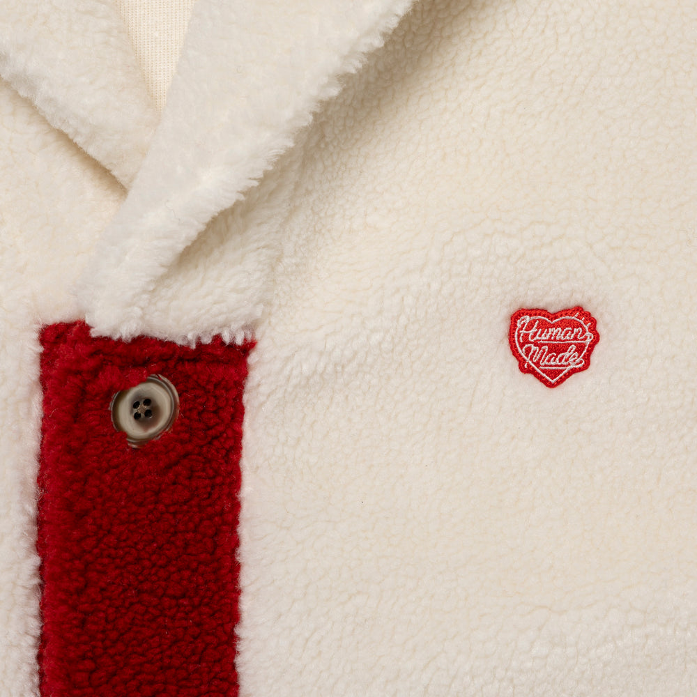 HUMAN MADE FLEECE SHIRT WH-D