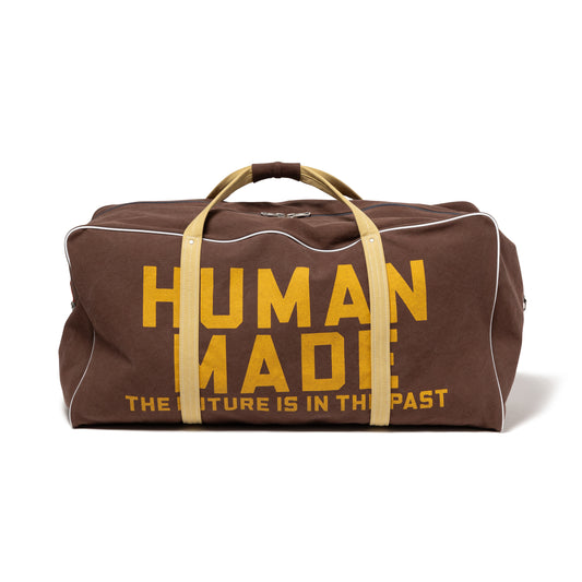 HUMAN MADE CANVAS BOSTON BAG LARGE BW-A