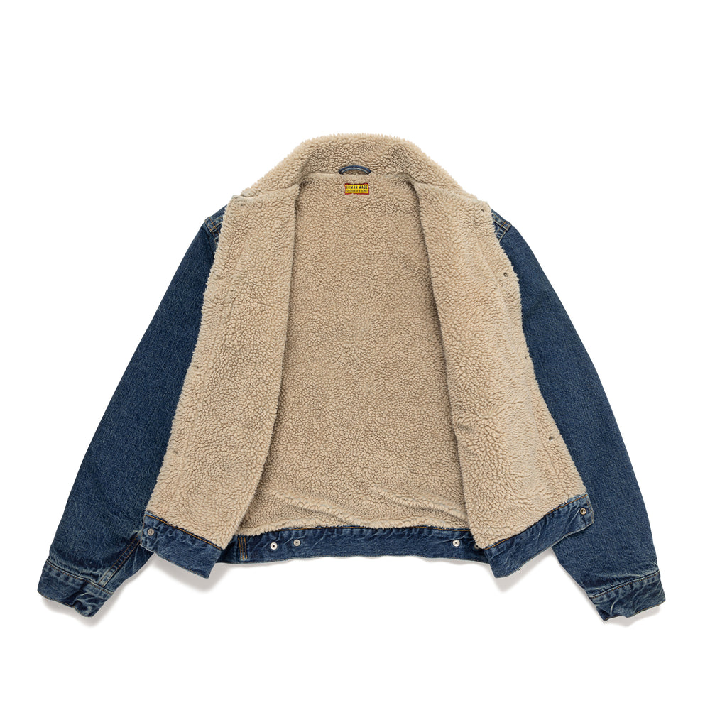 HUMAN MADE BOA LINED DENIM JACKET IN-C