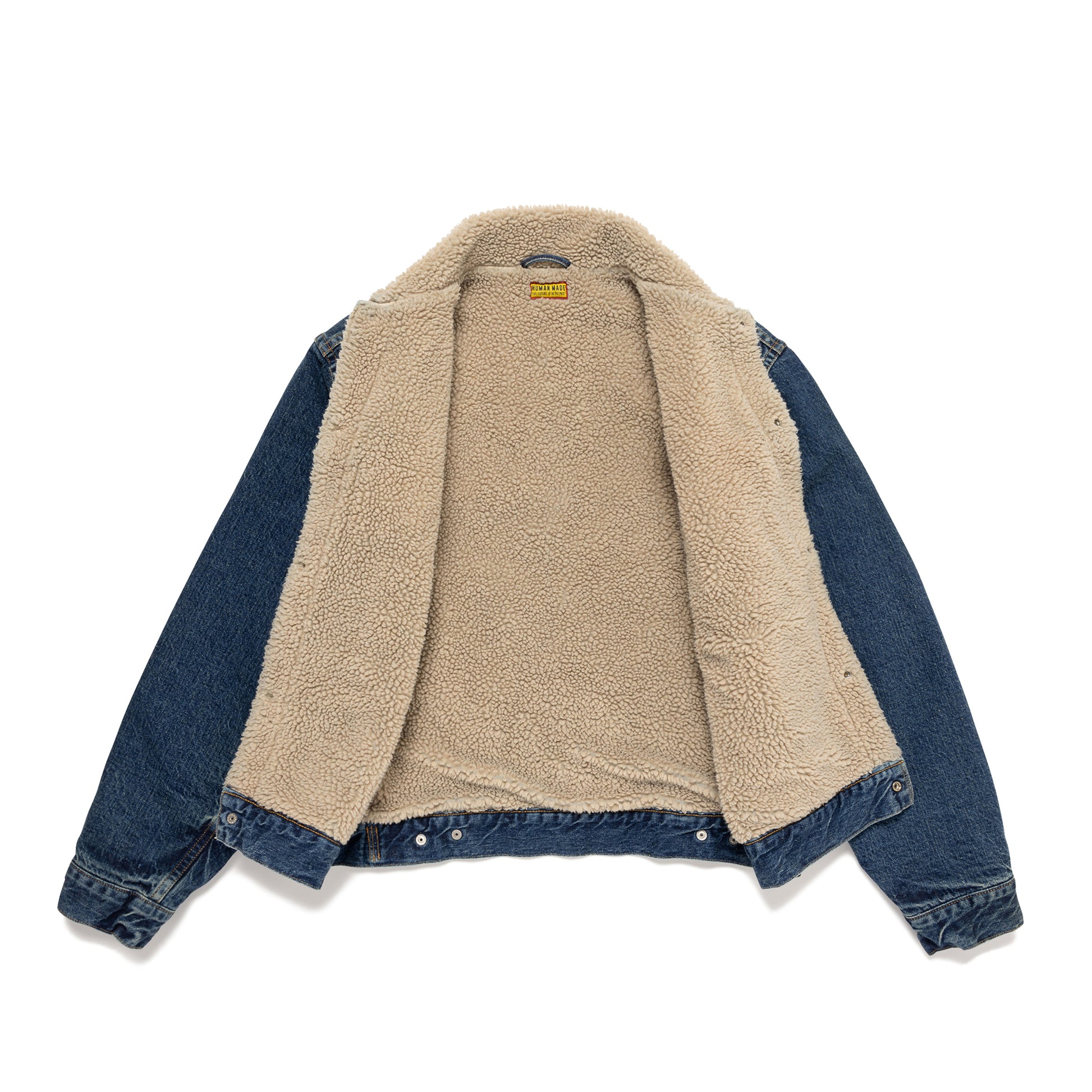 HUMAN MADE BOA LINED DENIM JACKET IN-C