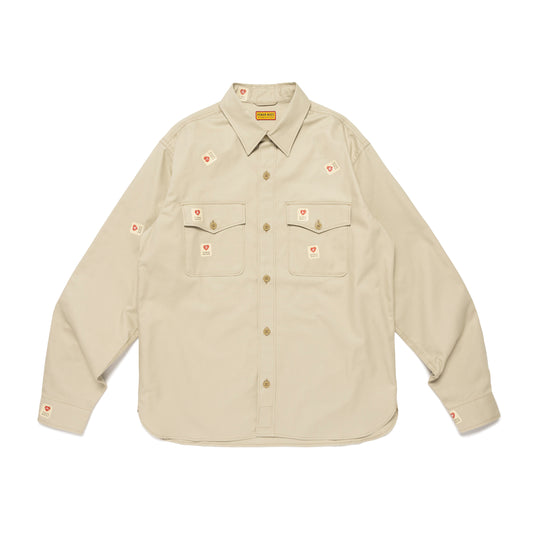 HUMAN MADE MILITARY WORK SHIRT BG-A