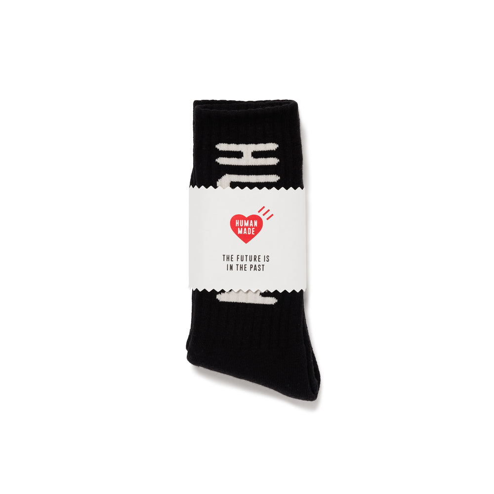 HUMAN MADE HM LOGO SOCKS BK-C