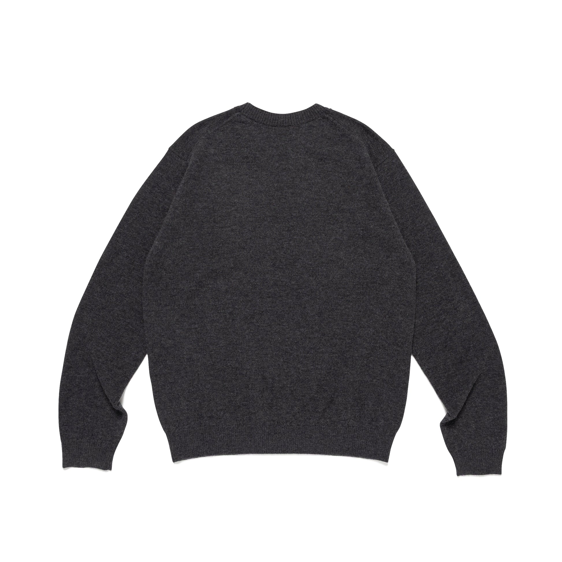 HUMAN MADE HEART BADGE KNIT SWEATER GY-B