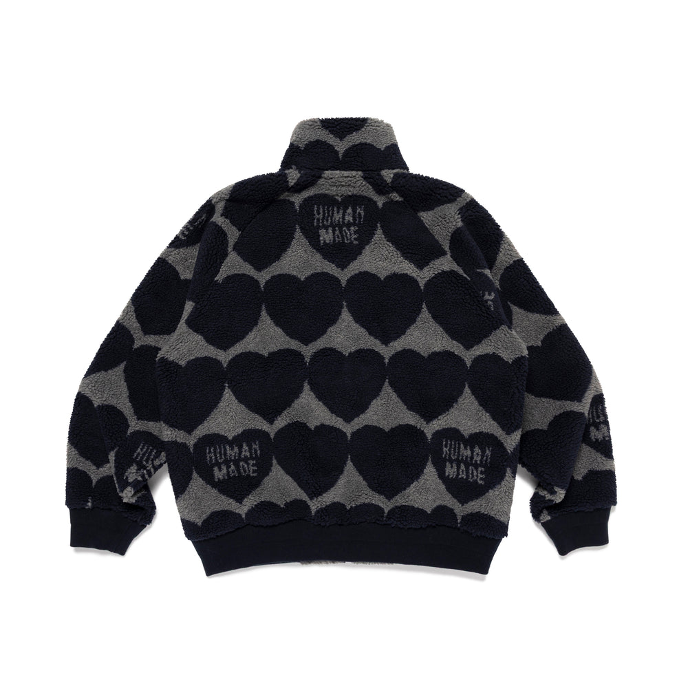 HUMAN MADE HEART FLEECE JACKET NYB