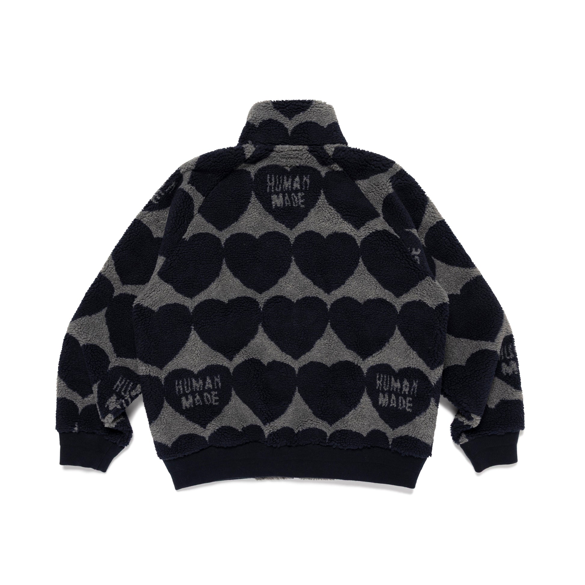 HUMAN MADE HEART FLEECE JACKET NYB