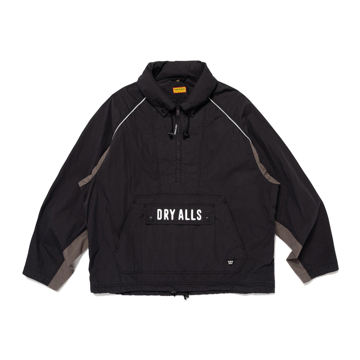HUMAN MADE NYLON ANORAK BK-A