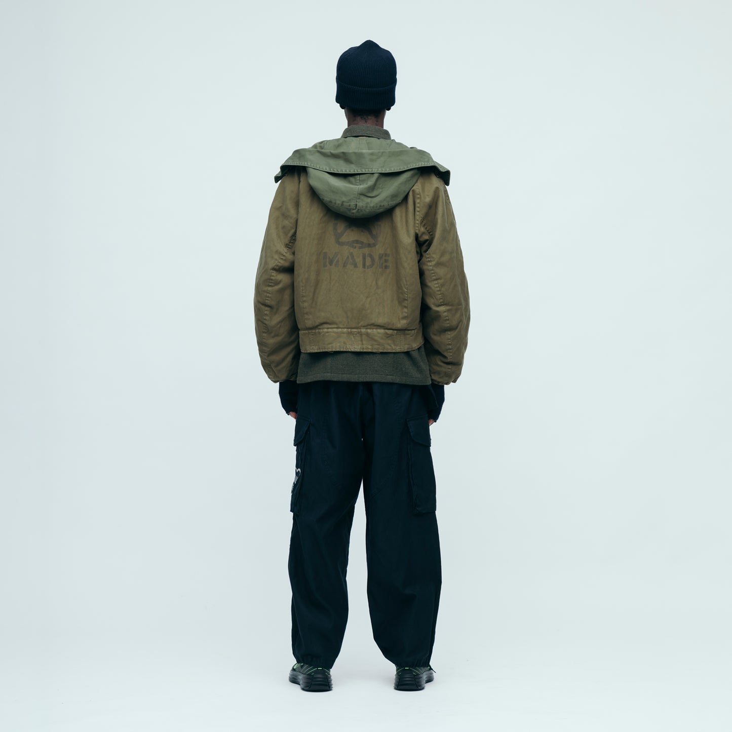 HUMAN MADE  HOODED BLOUSON 